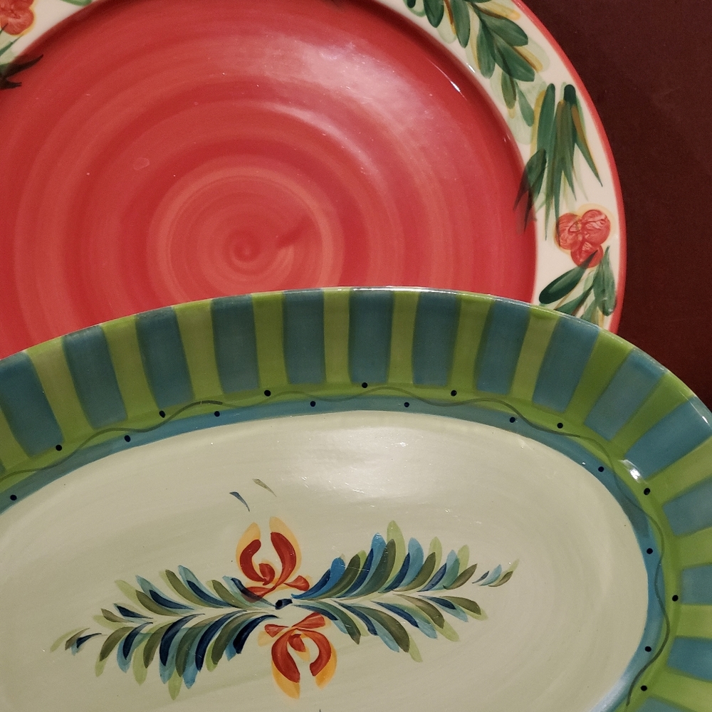 Southern Living at home 3 pc serving platters and